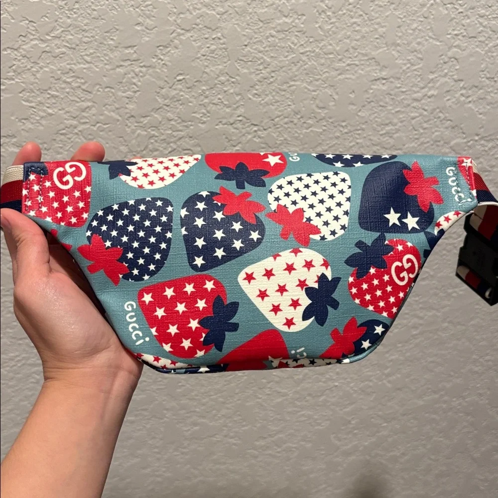 GUCCI Limited Edition Belt Bag Strawberry